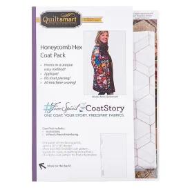 Quiltsmart HoneyComb Hex Fusible Interfacing Coat Pack