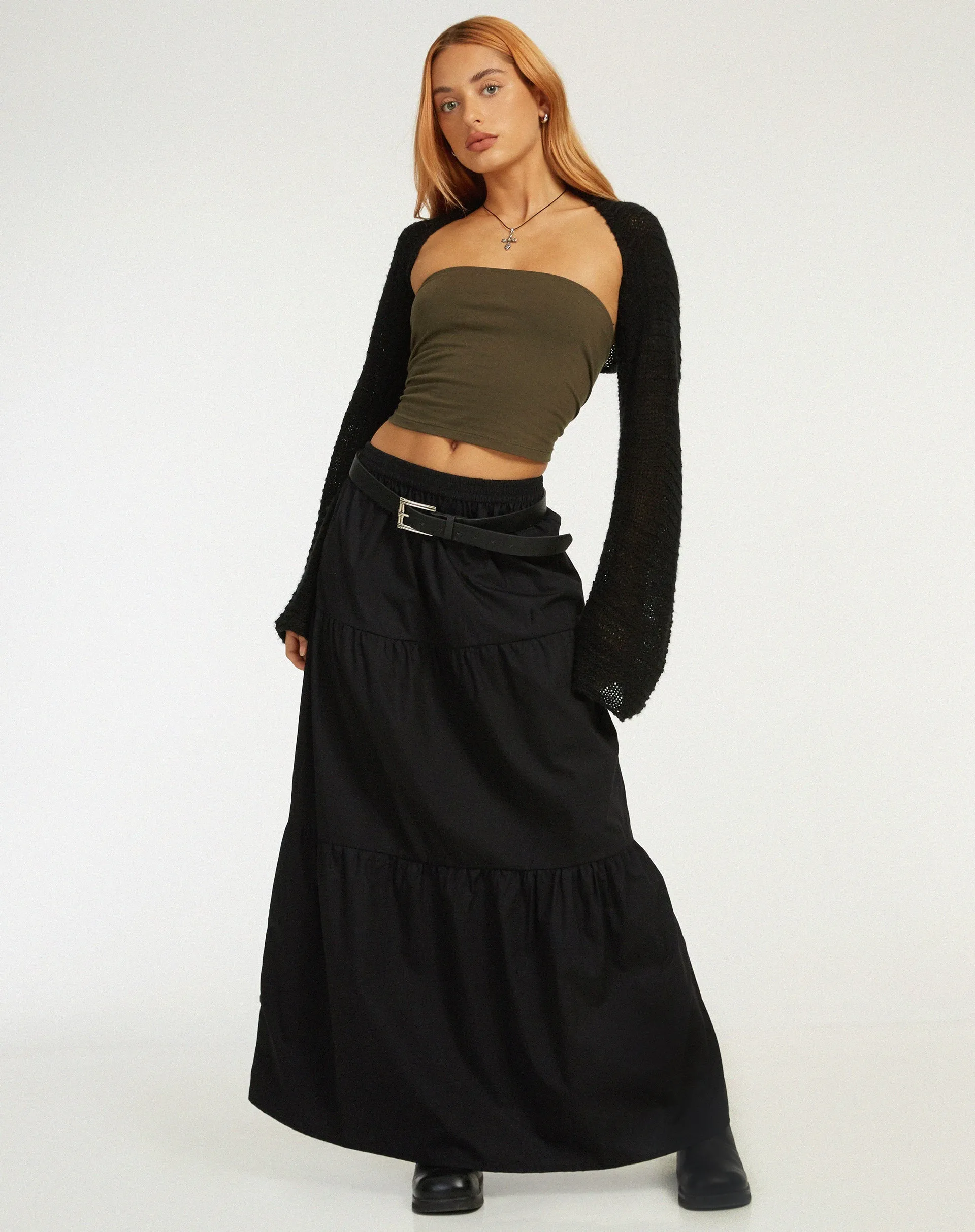 Remax Maxi Skirt in Black