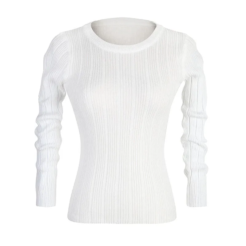 Ribbed Solid Color Top Wholesale Women