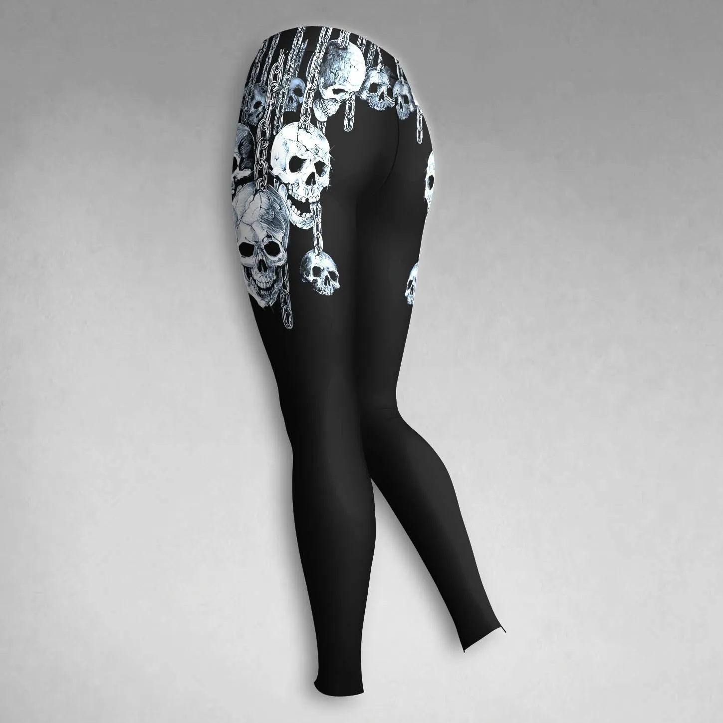 Skull Chain Gothic Combo Hoodie and Leggings