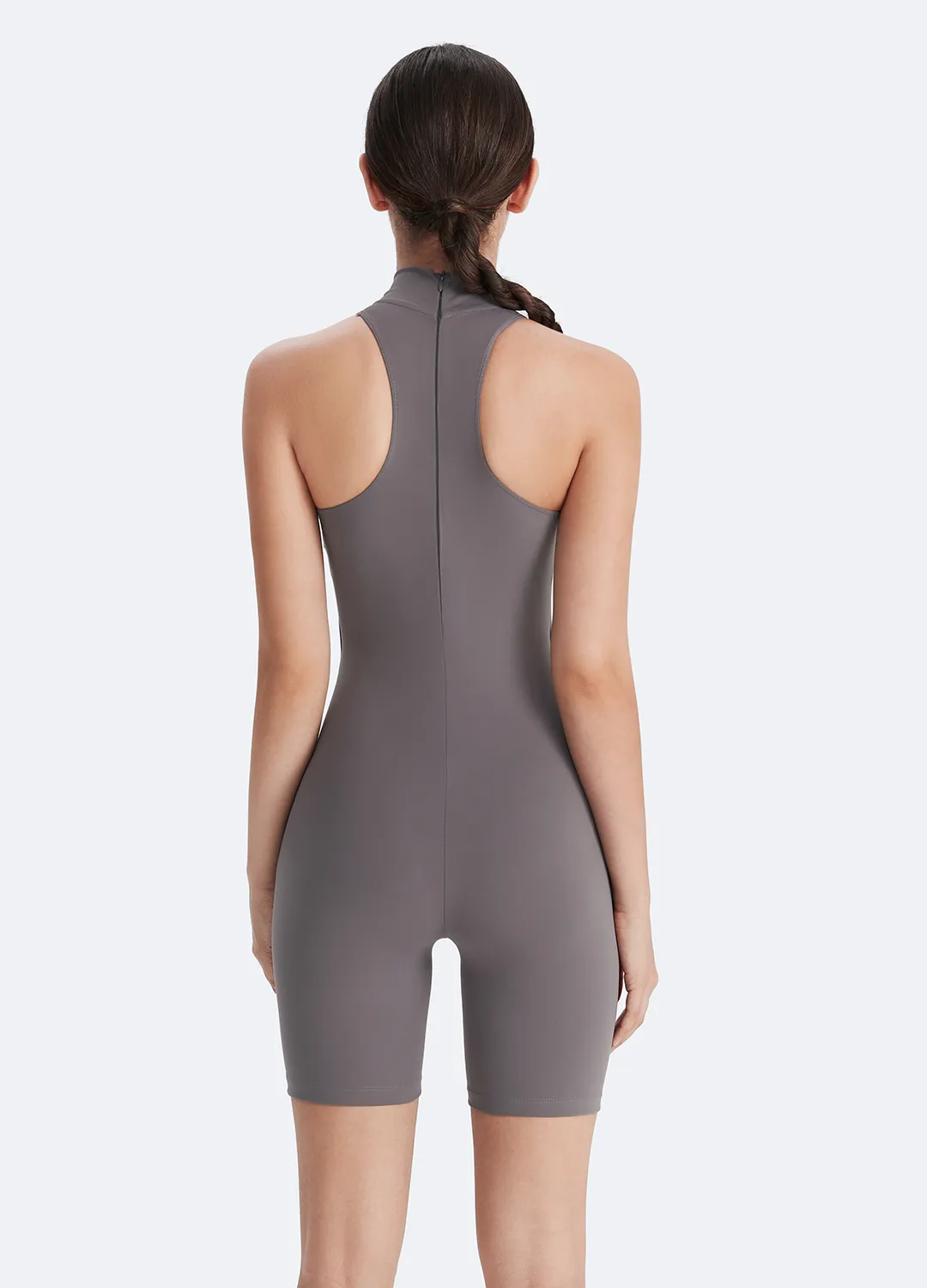 Sleeveless High-Neck Bodysuit