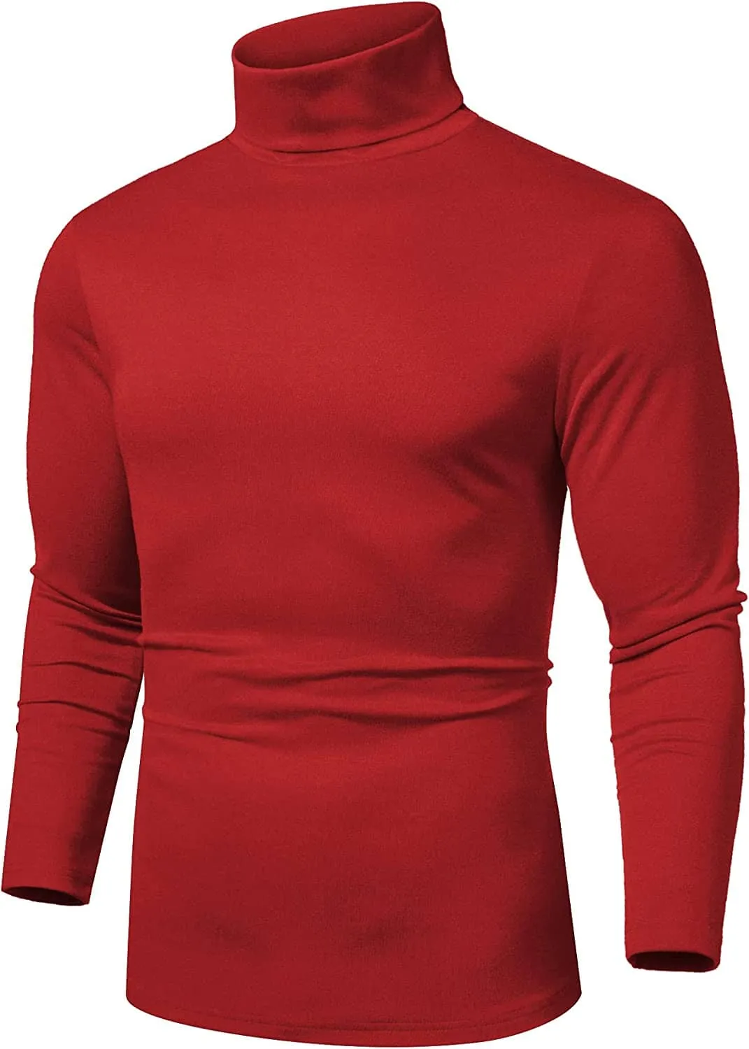 Slim Fit Basic Turtleneck Knitted Pullover Sweaters (US Only)