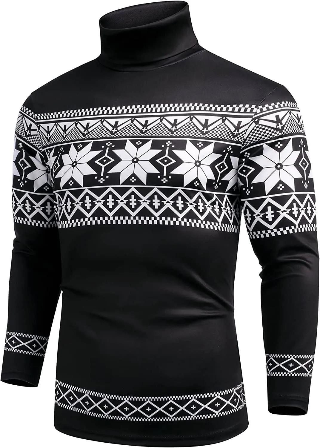 Slim Fit Basic Turtleneck Knitted Pullover Sweaters (US Only)