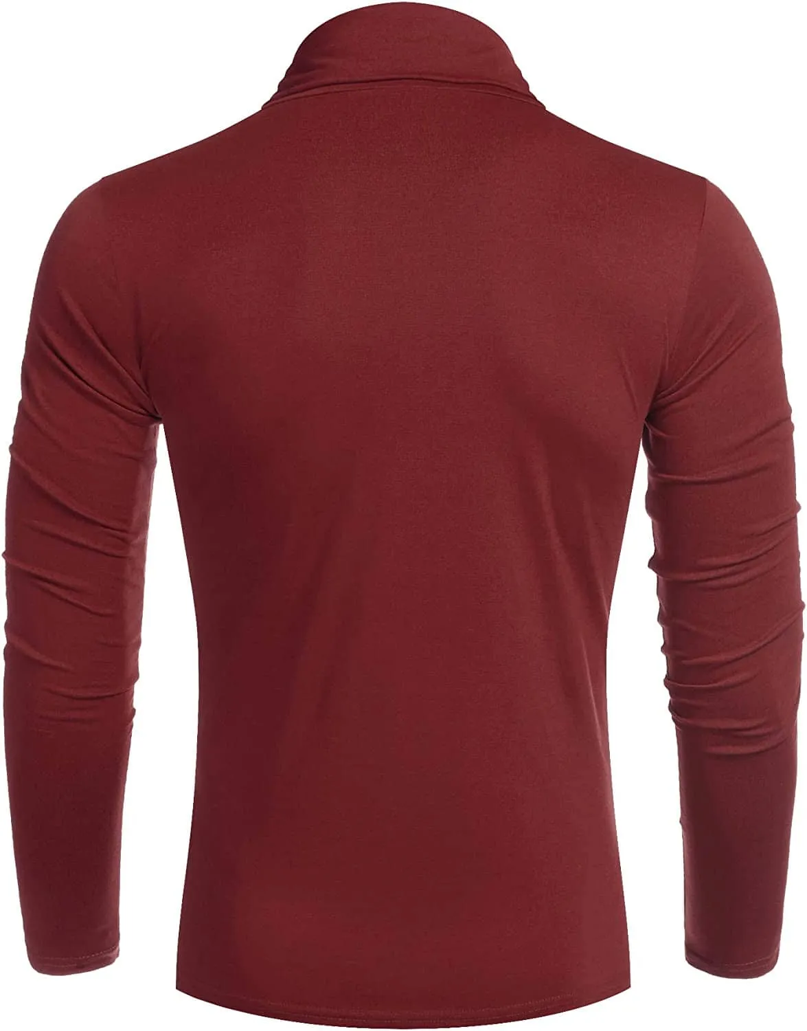 Slim Fit Turtleneck Basic Cotton Sweater (US Only)