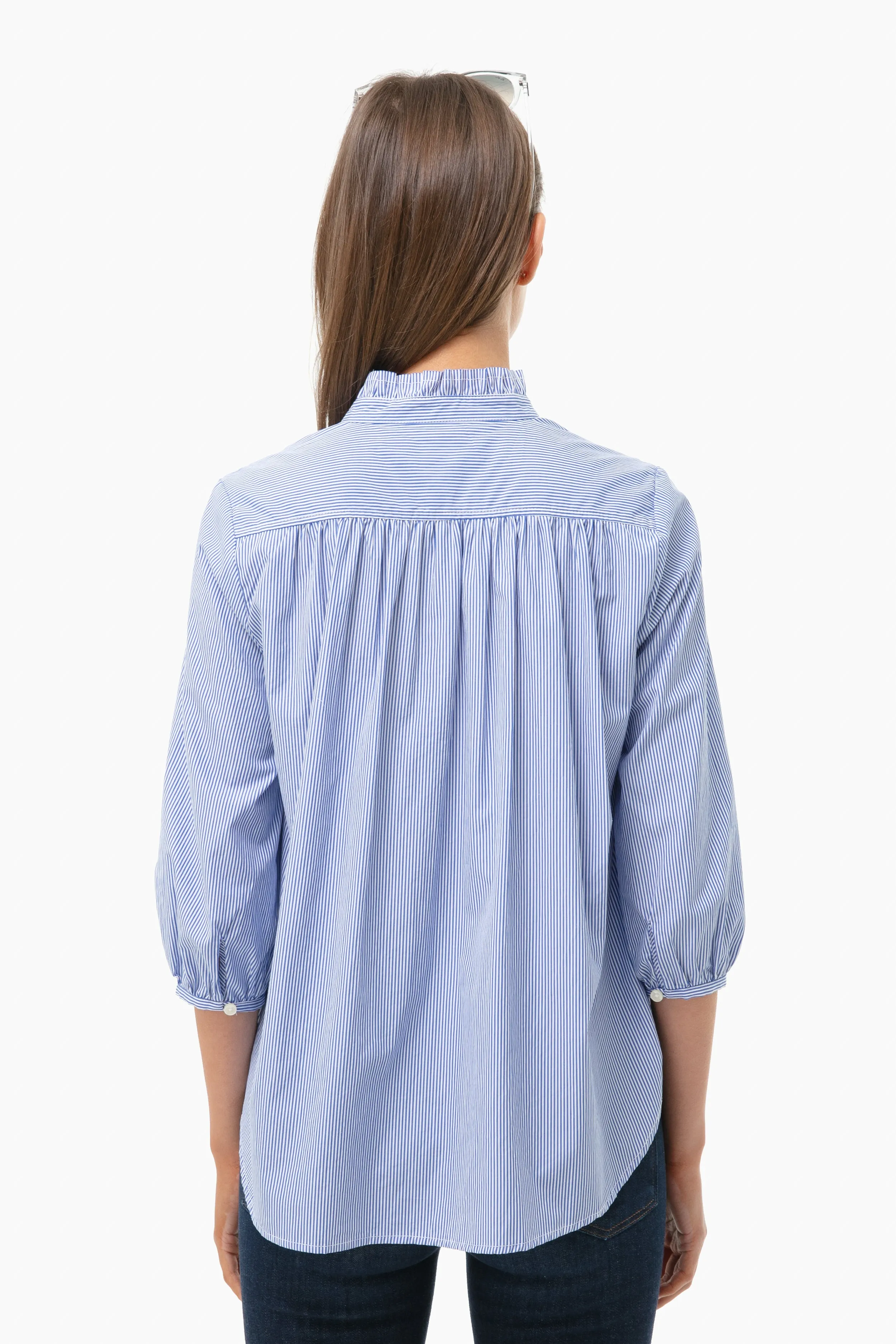 Striped Sara Henley Shirt