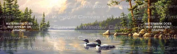 Summertime Loons Rear Window Decal