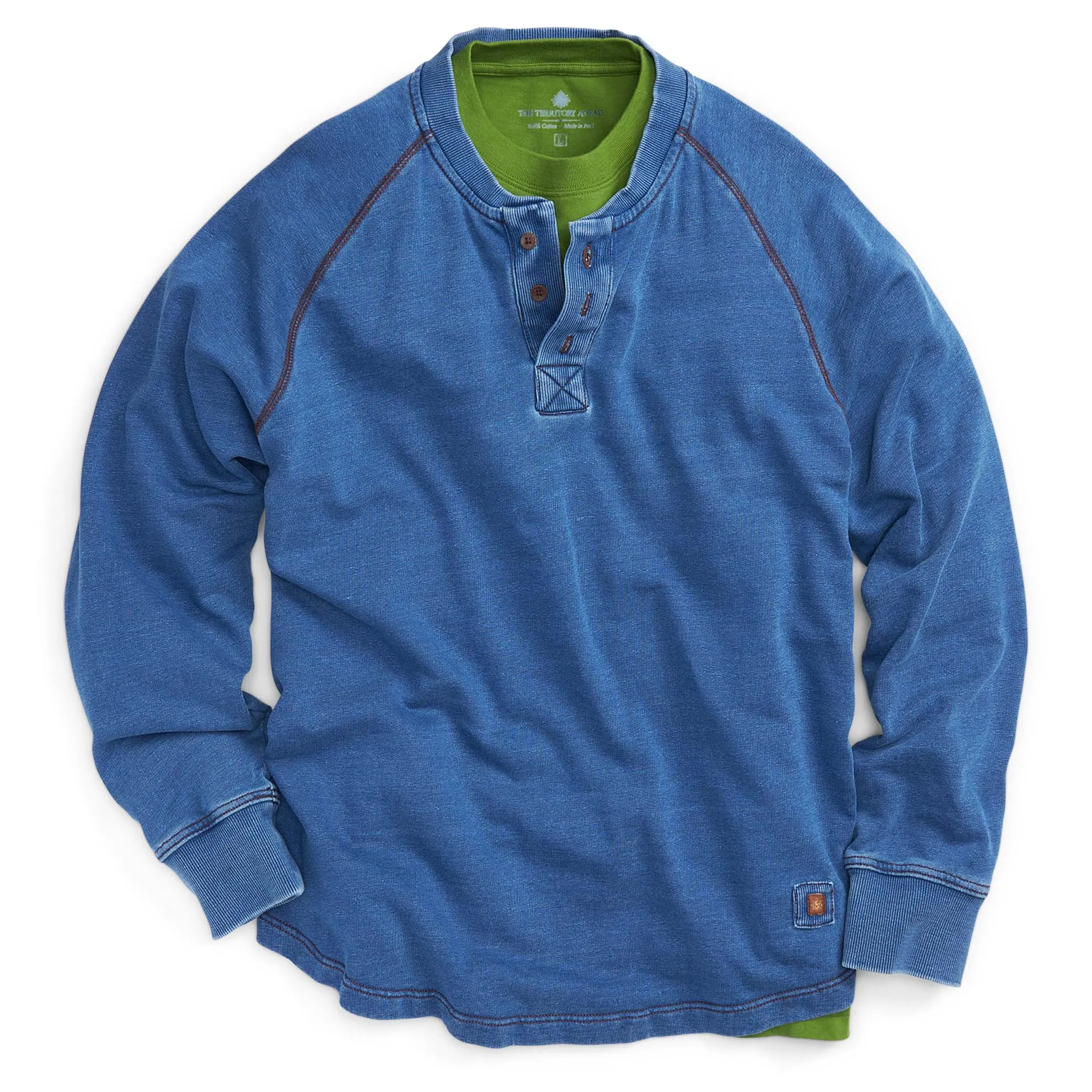 The Indigo Traveler Henley