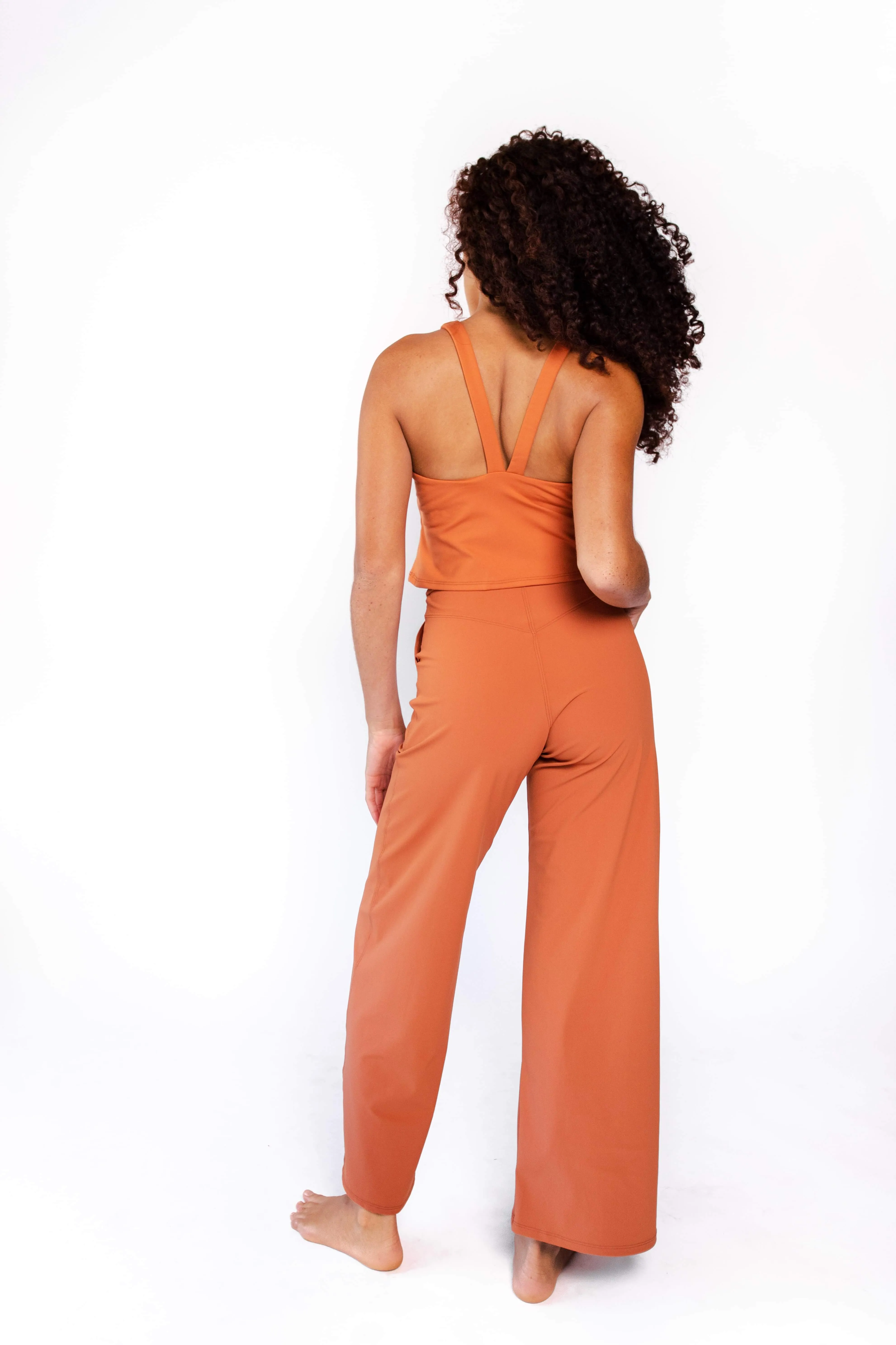 Ultimate Trouser in Burnt Orange