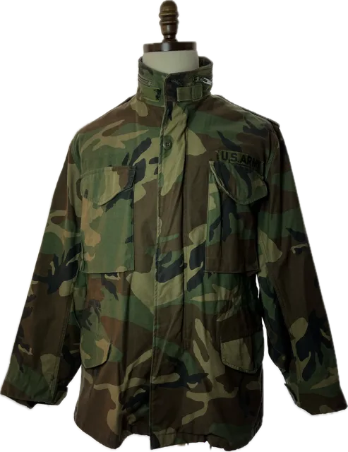 US ARMY Cold Weather Field Coat Woodland Camouflage