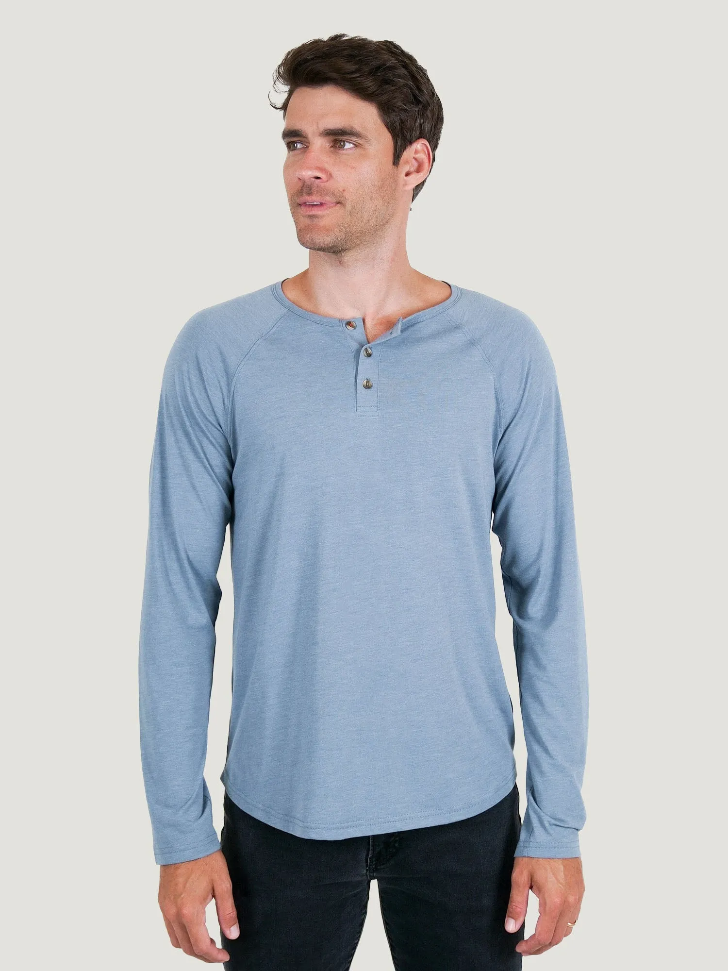 Wedgewood Slim Fit Long Sleeve Henley FINAL SALE