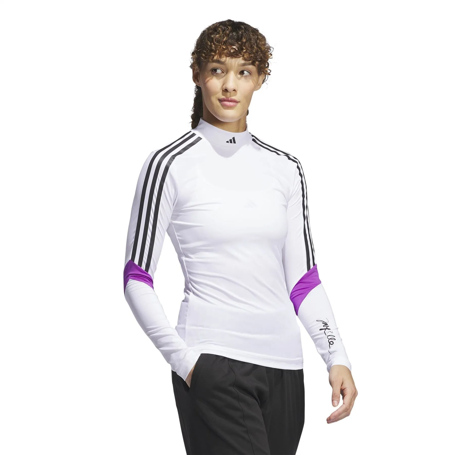 Womens JAY3LLE Mock Base Layer White - 2024