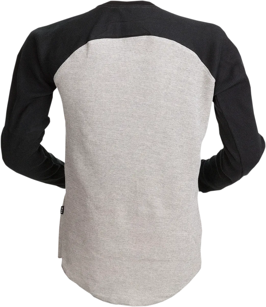 Z1R Waffle Long-Sleeve Shirt - Gray - 2XL 2840-0153