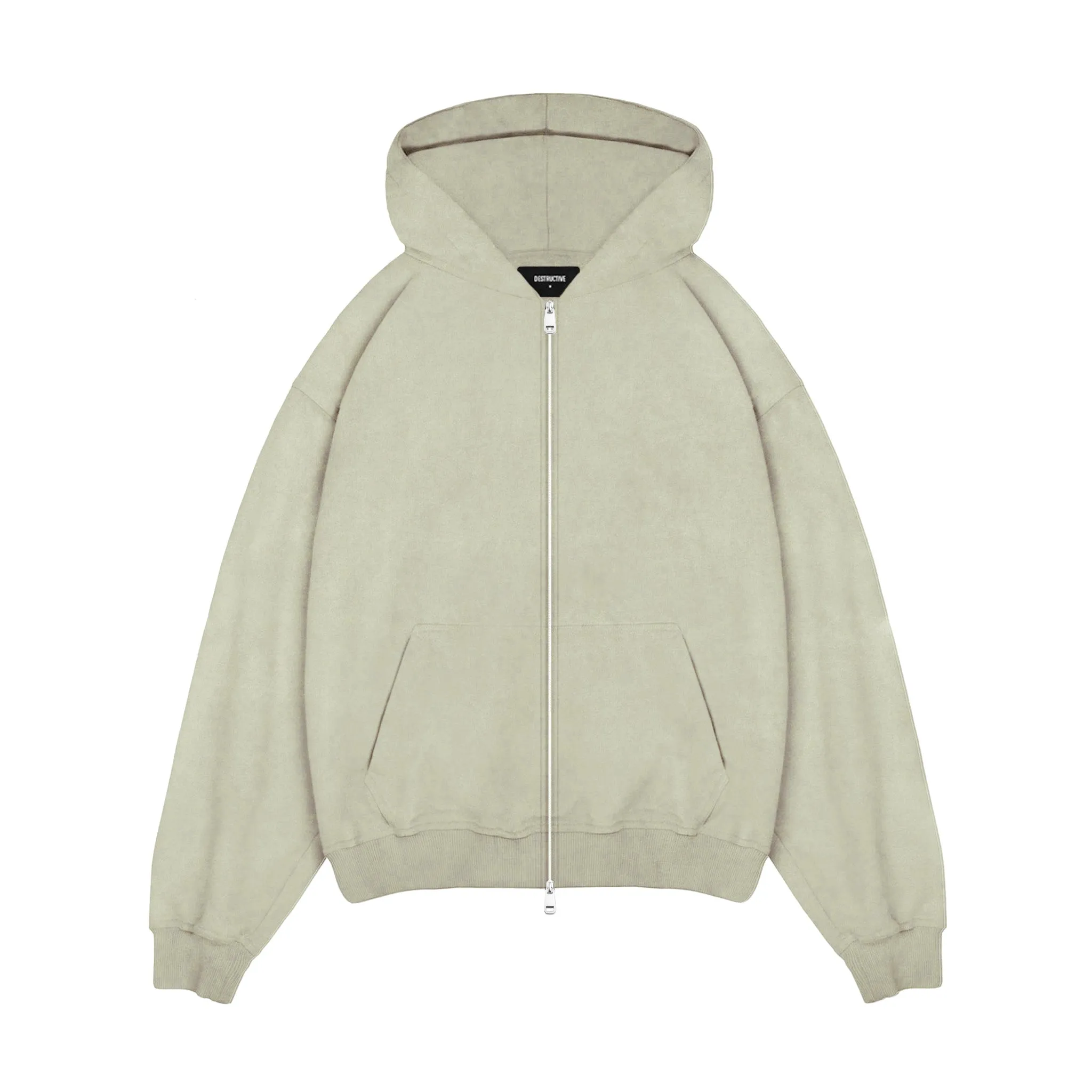 Zip Hoodie - Vintage Olive